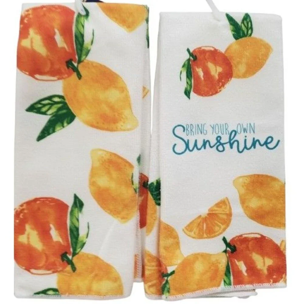 Set of 2 Different Microfiber Towels (15